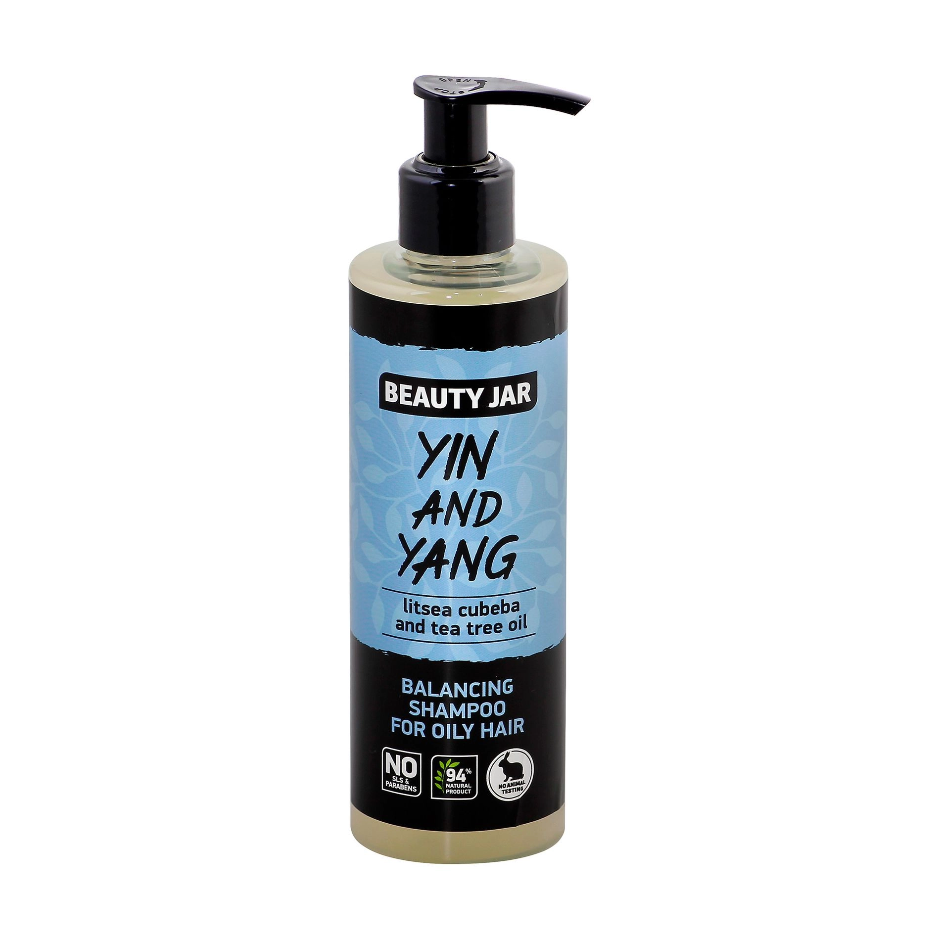 Beauty Jar Бессульфатный шампунь Yin & Yang для жирных волос, 250 мл - фото N1