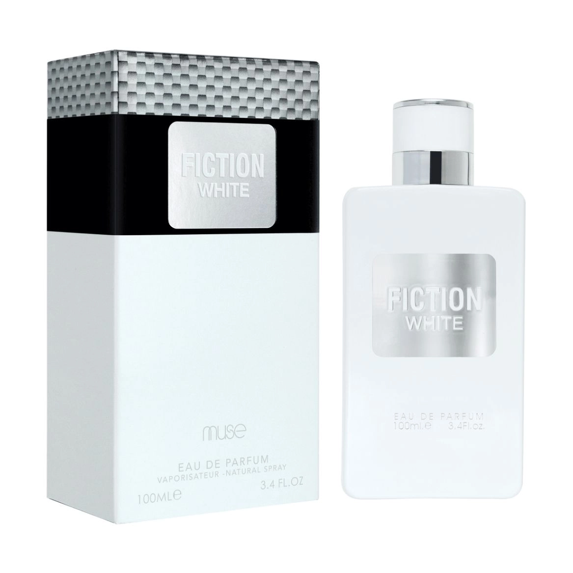 Lattafa Perfumes La Muse Fiction White Парфюмированная вода мужская, 100 мл - фото N1