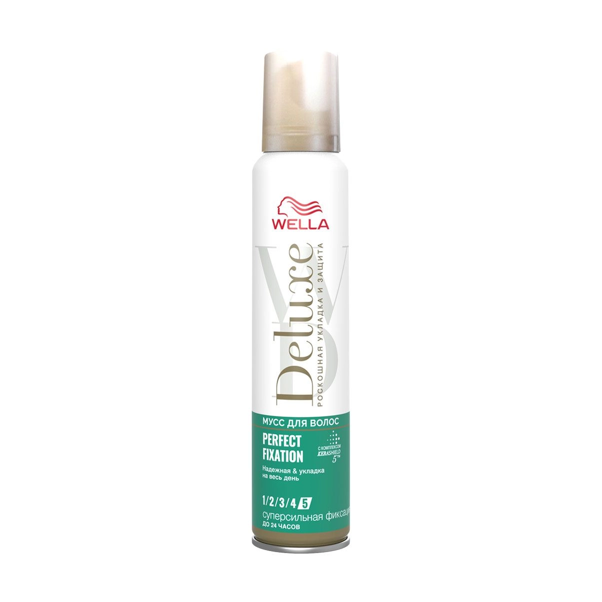 WELLA Мусс для волос Deluxe Perfect Fixation суперсильная фиксация, 200 мл - фото N1