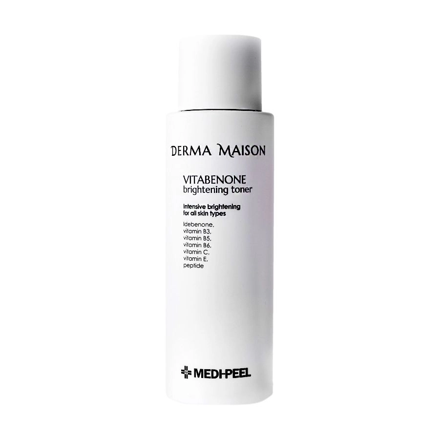 Вітамінний тонер для обличчя для вирівнювання тону шкіри - Medi peel Derma Maison Vitabenone Brightening Toner, 250 мл - фото N1