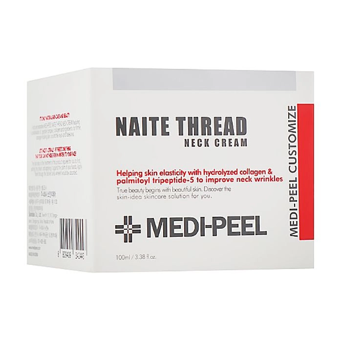 Пептидний крем для шиї та декольте - Medi peel Naite Thread Neck Cream, 100 мл - фото N2