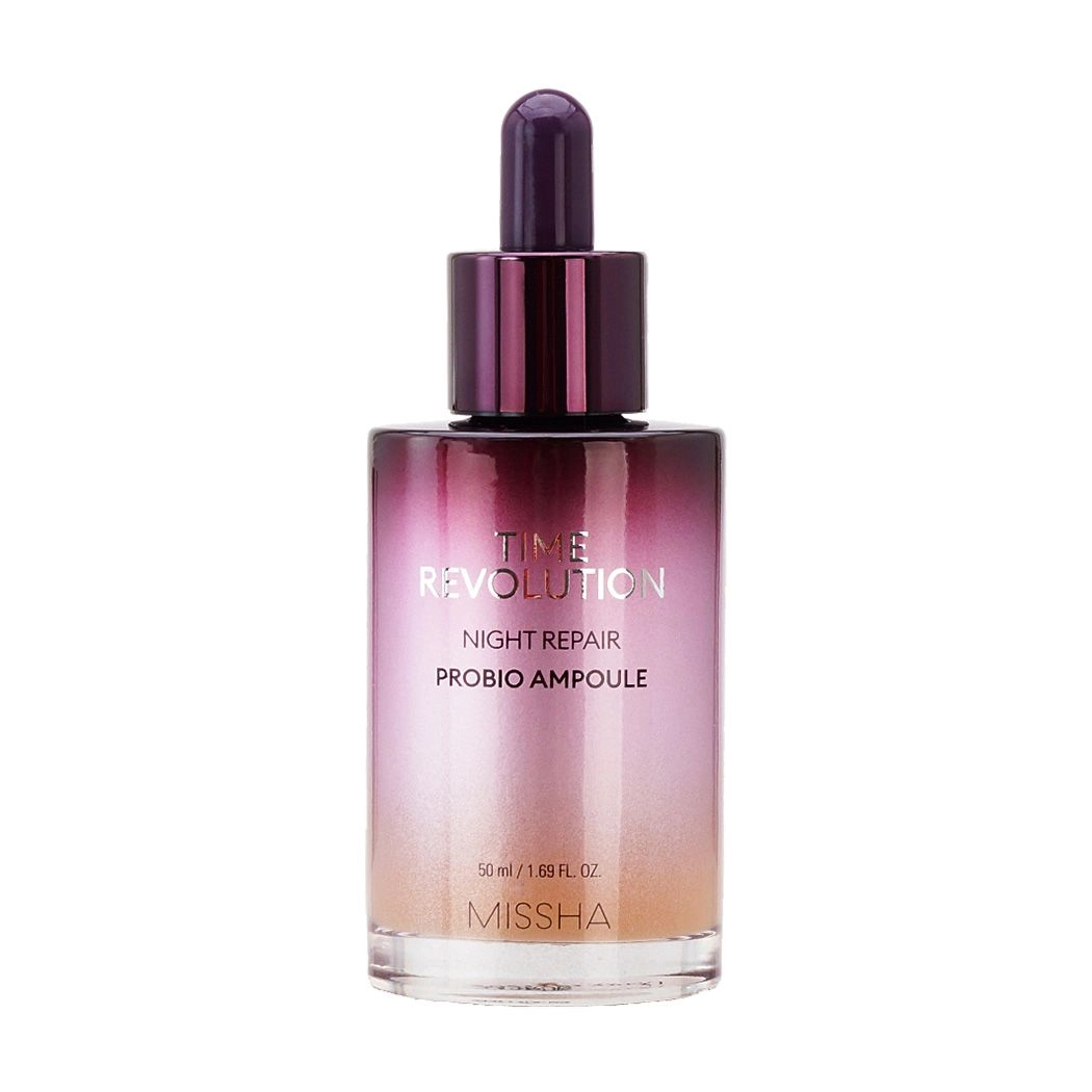 Missha Антивікова сироватка для обличчя Time Revolution Night Repair Probio Ampoule нічна, 50 мл - фото N1