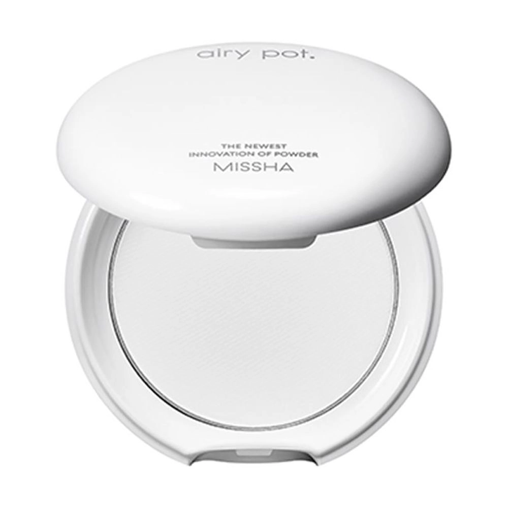 Missha Матувальна компактна пудра для обличчя Airy Pot Pressed Powder, Translucent, 8 г - фото N1