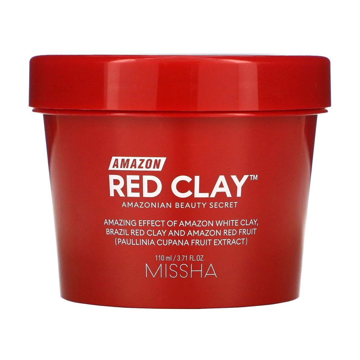 Missha Маска для обличчя Amazon Red Clay Pore Mask на основі червоної глини, 110 мл - фото N1