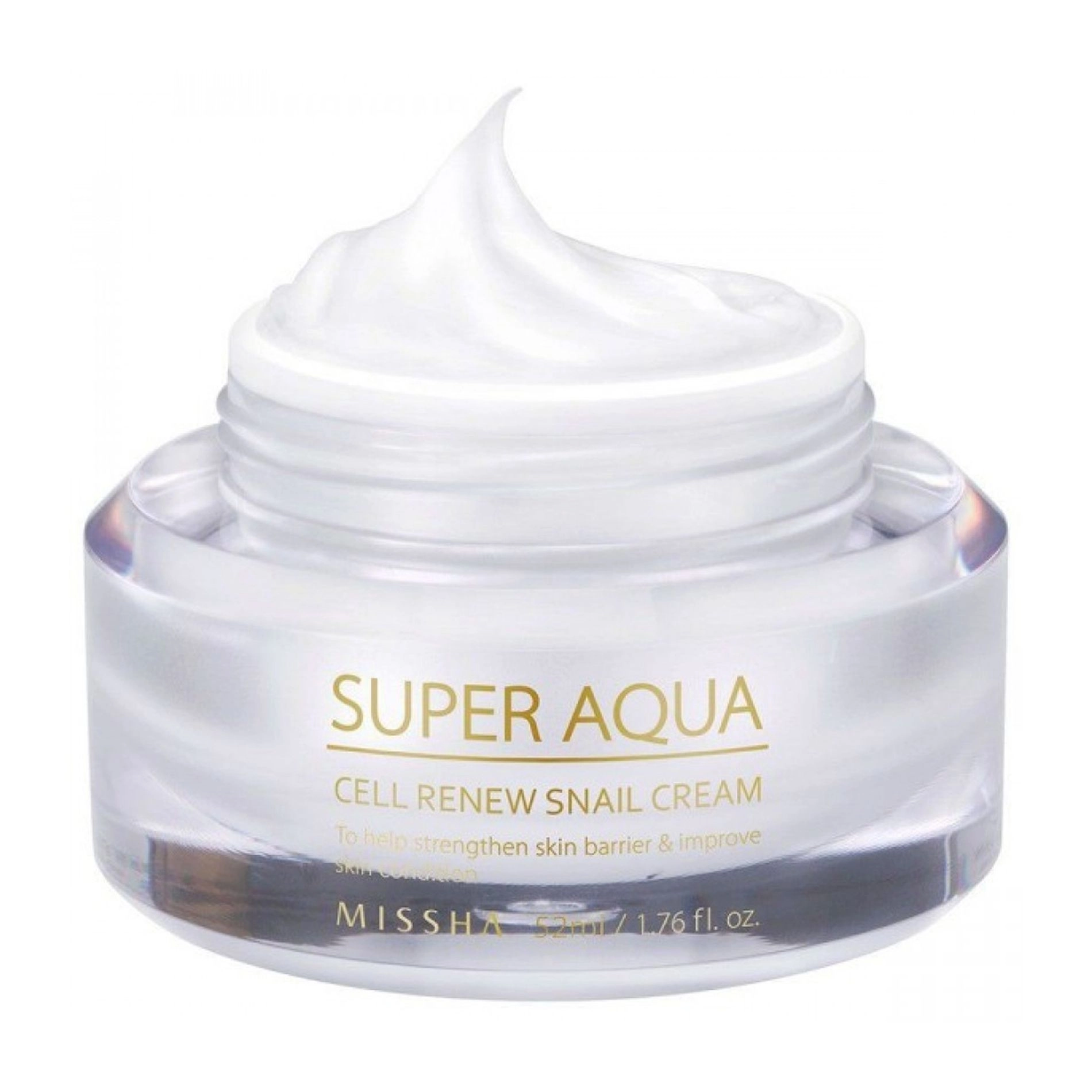 Missha Крем для лица Super Aqua Cell Renew Snail с муцином улитки, 47 мл - фото N2