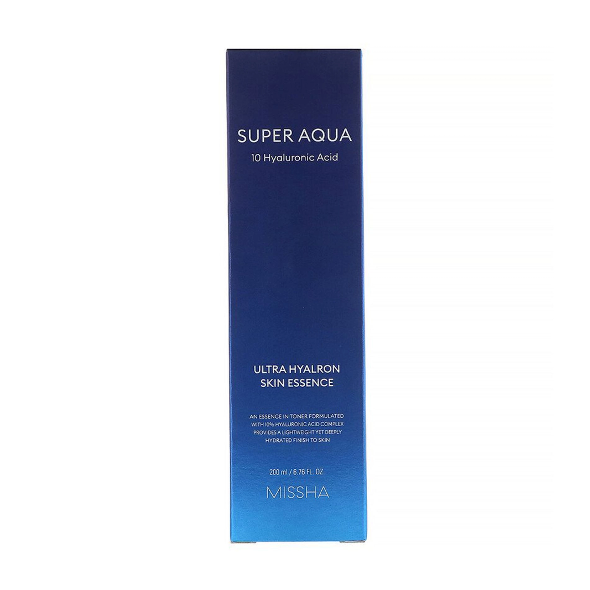 Missha Увлажняющая эссенция-тонер для лица Super Aqua Ultra Hyalron Skin Essence, 200 мл - фото N2