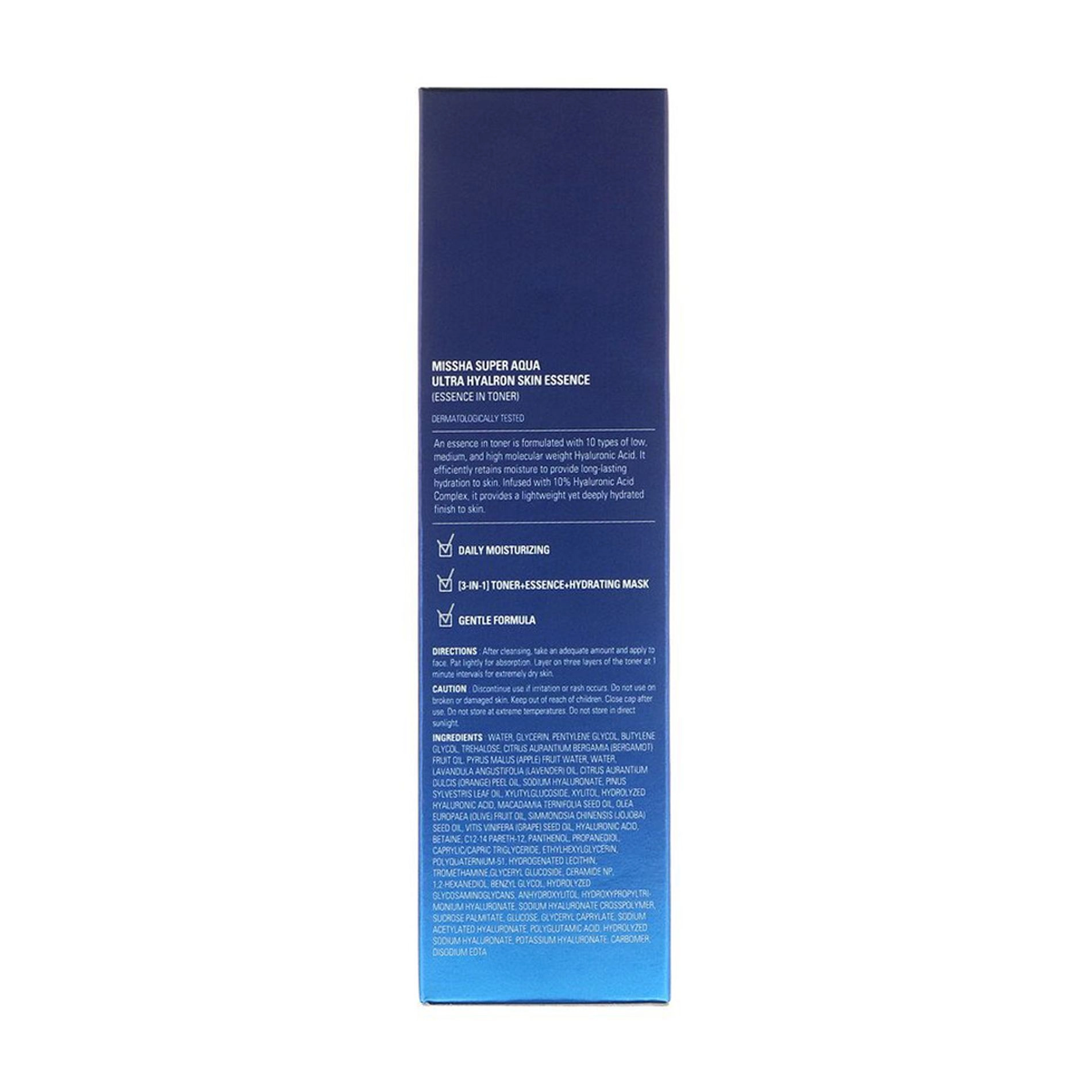 Missha Увлажняющая эссенция-тонер для лица Super Aqua Ultra Hyalron Skin Essence, 200 мл - фото N3