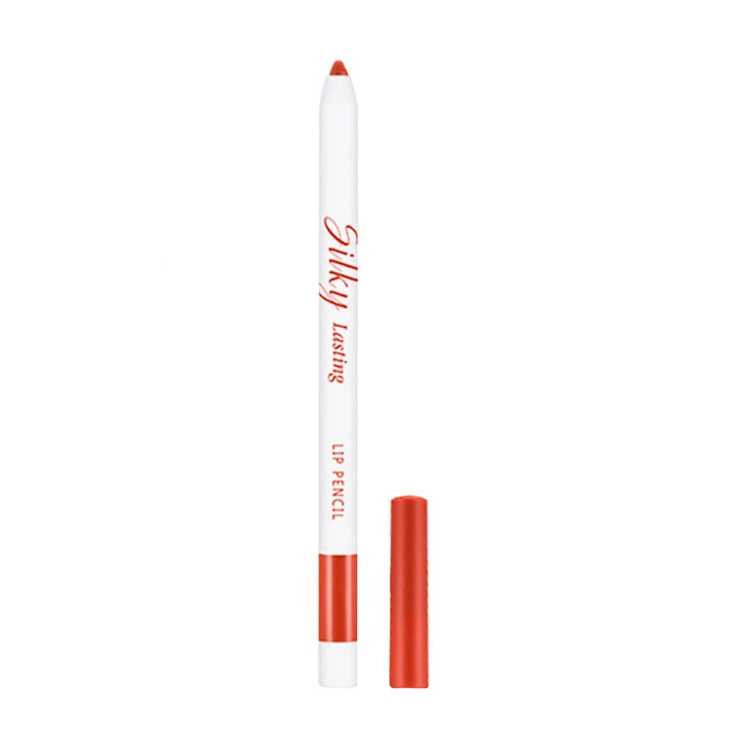 Missha Автоматический карандаш для губ Silky Lasting Lip Pencil, BR02 Salsa Red, 0.25 г - фото N1