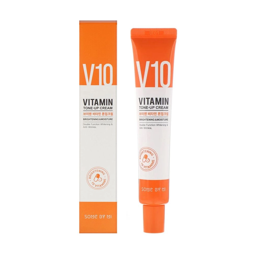 Some By Mi Осветляющий крем для лица V10 Vitamin Tone-Up Cream тонизирующий, 50 мл - фото N1