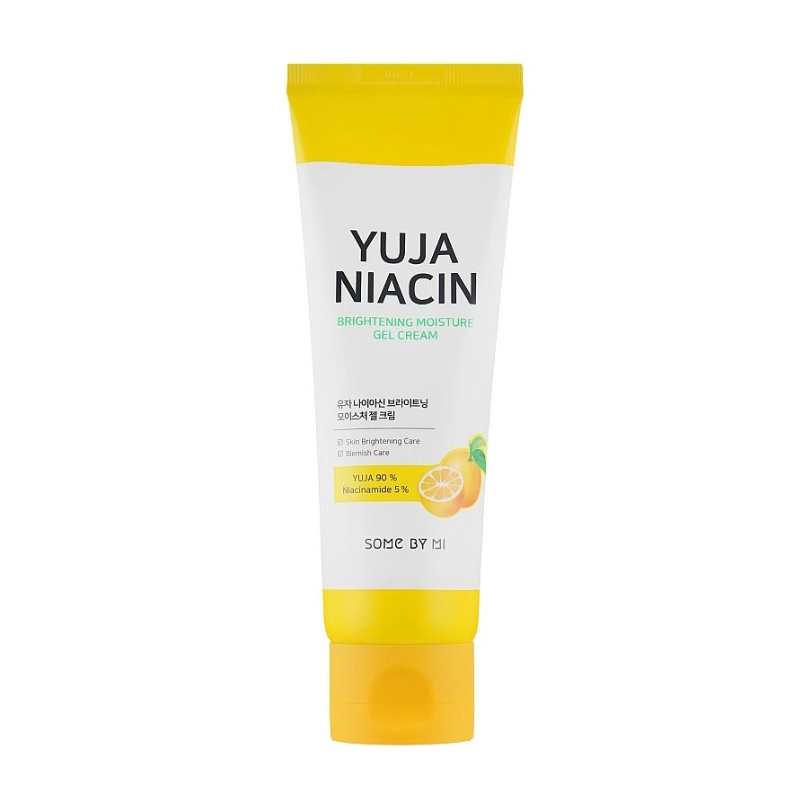 Some By Mi Освітлювальний крем-гель для обличчя Yuja Niacin Brightening Moisture Gel Cream з юдзу, для жирної та комбінованої шкіри, 100 мл - фото N1