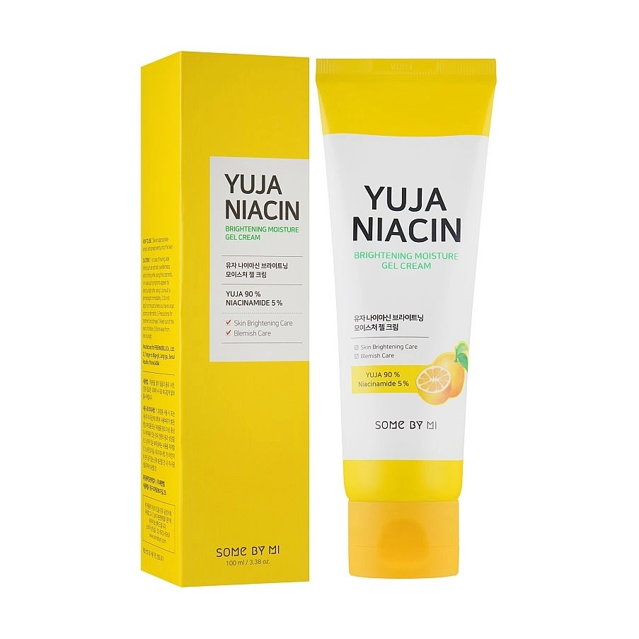 Some By Mi Освітлювальний крем-гель для обличчя Yuja Niacin Brightening Moisture Gel Cream з юдзу, для жирної та комбінованої шкіри, 100 мл - фото N2