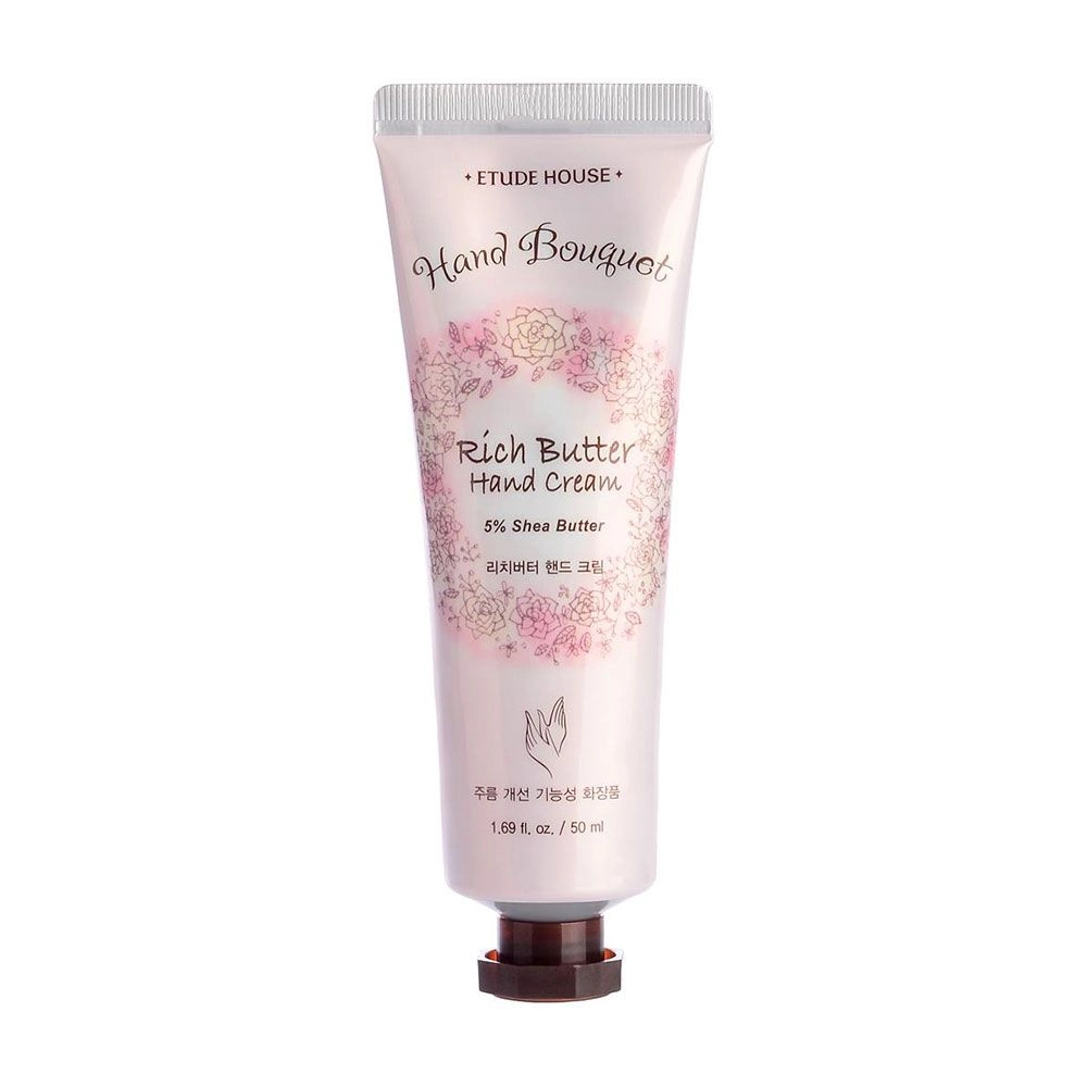 Etude House Питательный крем для рук Hand Bouquet Rich Butter Hand Cream, 50 мл - фото N1