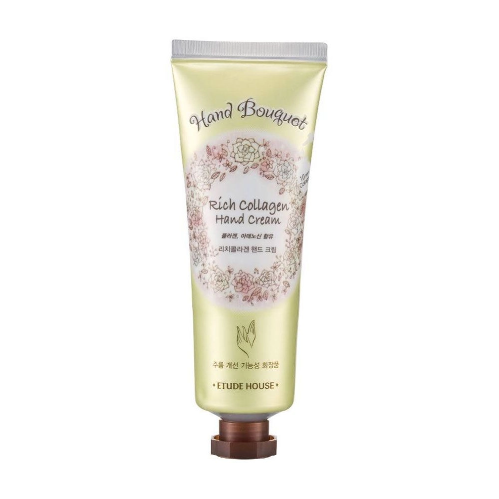 Etude House Увлажняющий крем для рук Hand Bouquet Rich Collagen Hand Cream, 50 мл - фото N1