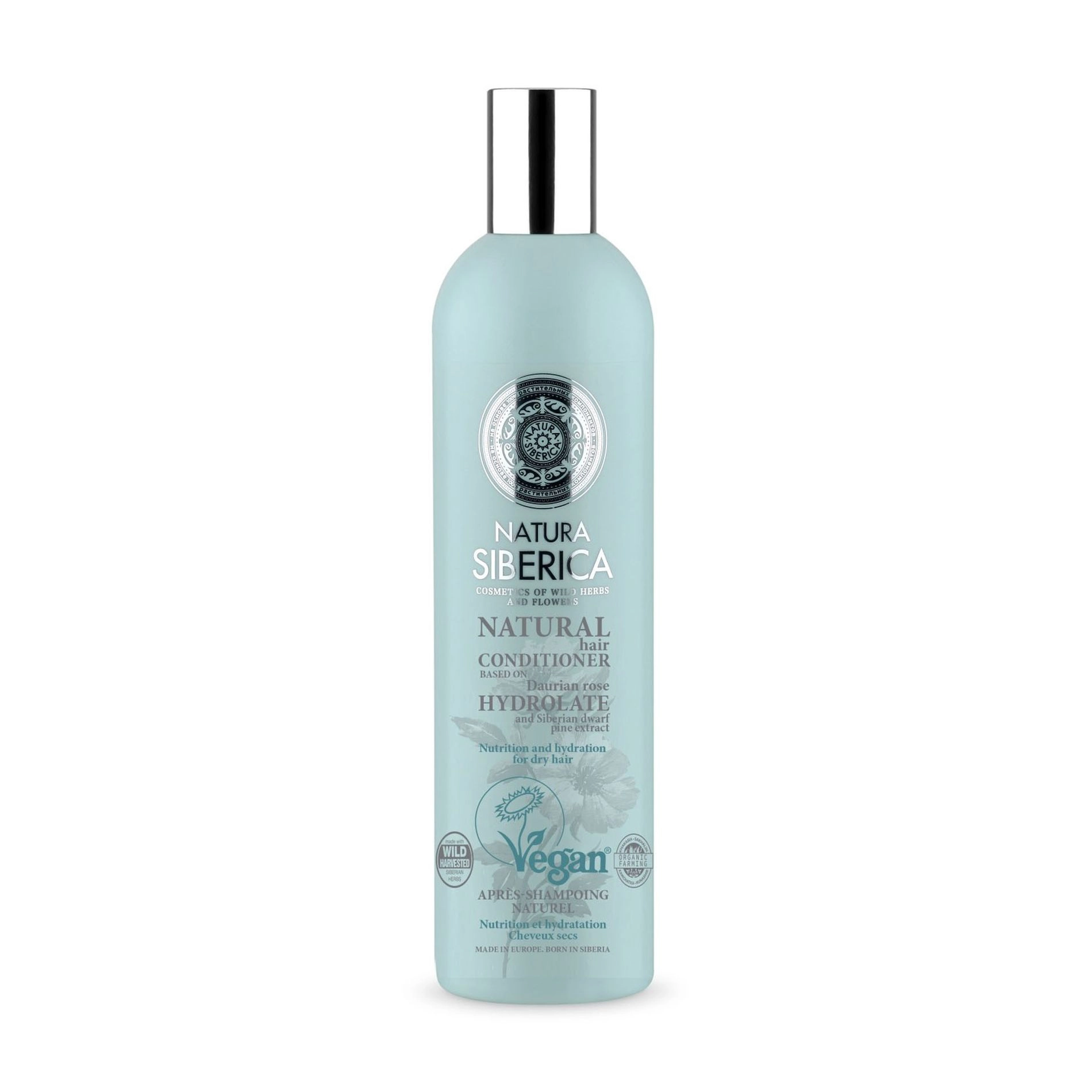 NATURA SIBERICA Бальзам для волос Natural Hair Conditioner Hydrolate Питание и увлажнение, 400 мл - фото N1