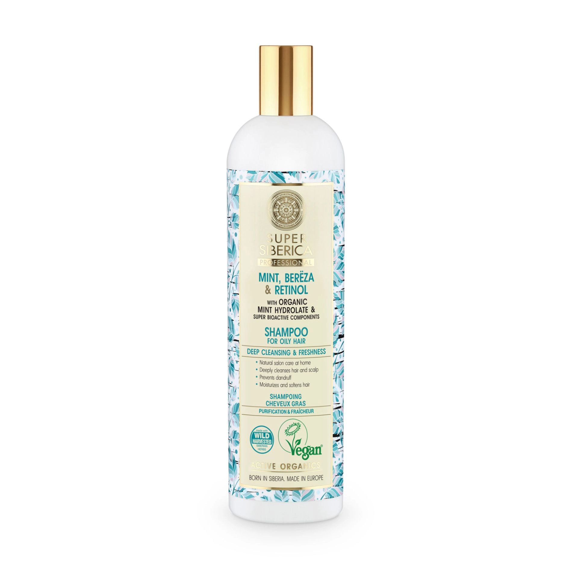 NATURA SIBERICA Шампунь для жирных волос Super Siberica Professional Deep Cleansing & Freshness Shampoo, 400 мл - фото N1