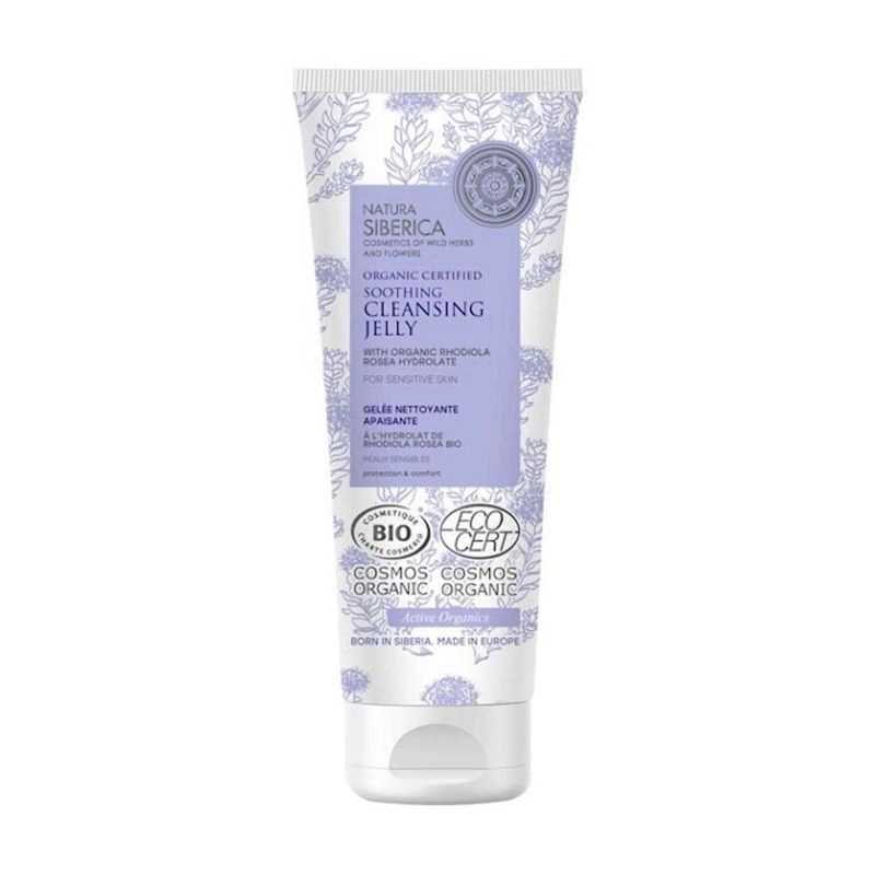 NATURA SIBERICA Очищувальне желе для обличчя Organic Certified Soothing Cleansing Jelly для чутливої шкіри обличчя, 140 мл - фото N1