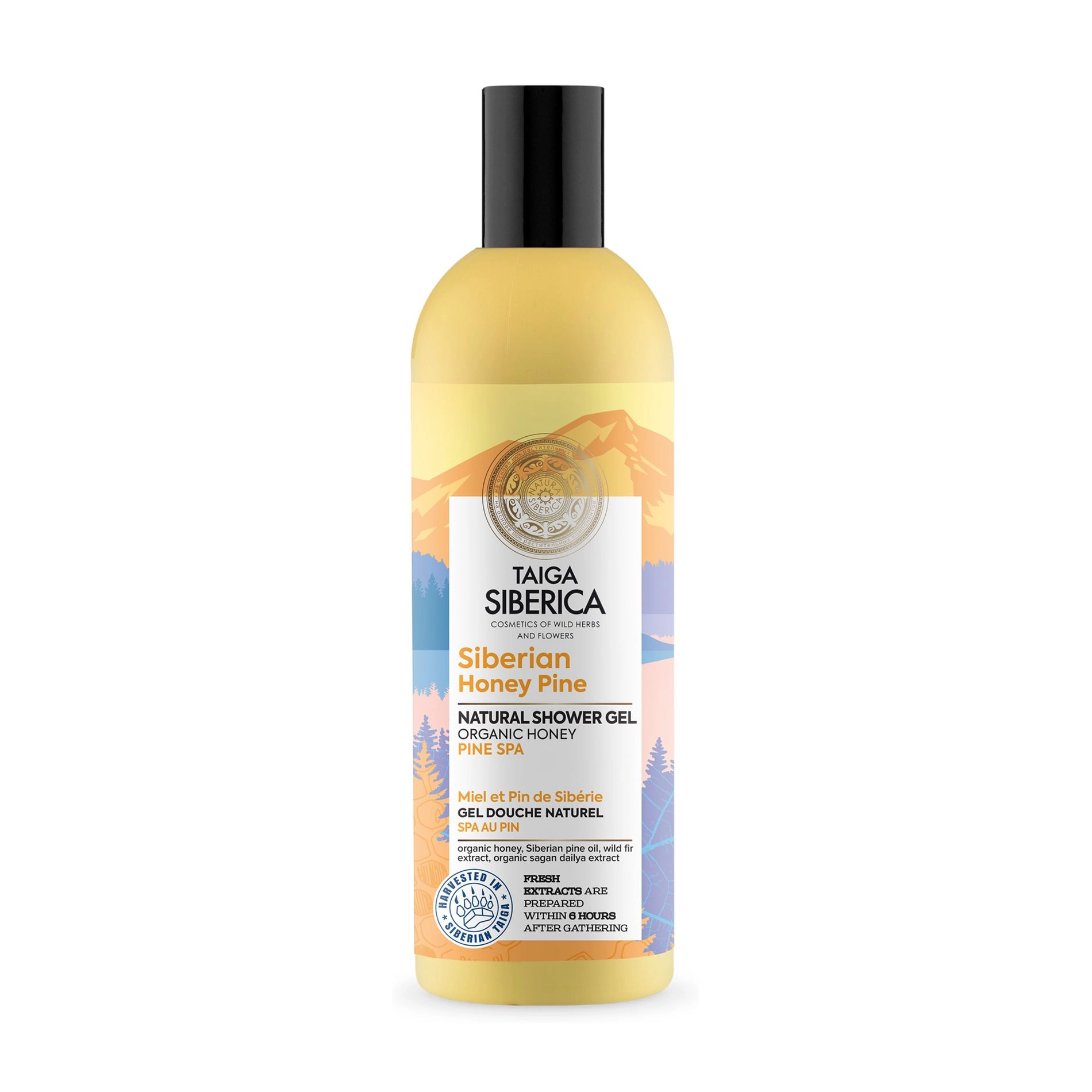 NATURA SIBERICA Гель для душу Taiga Siberica Shower Gel Siberian Honey Pine Кедрове SPA, 270 мл - фото N1