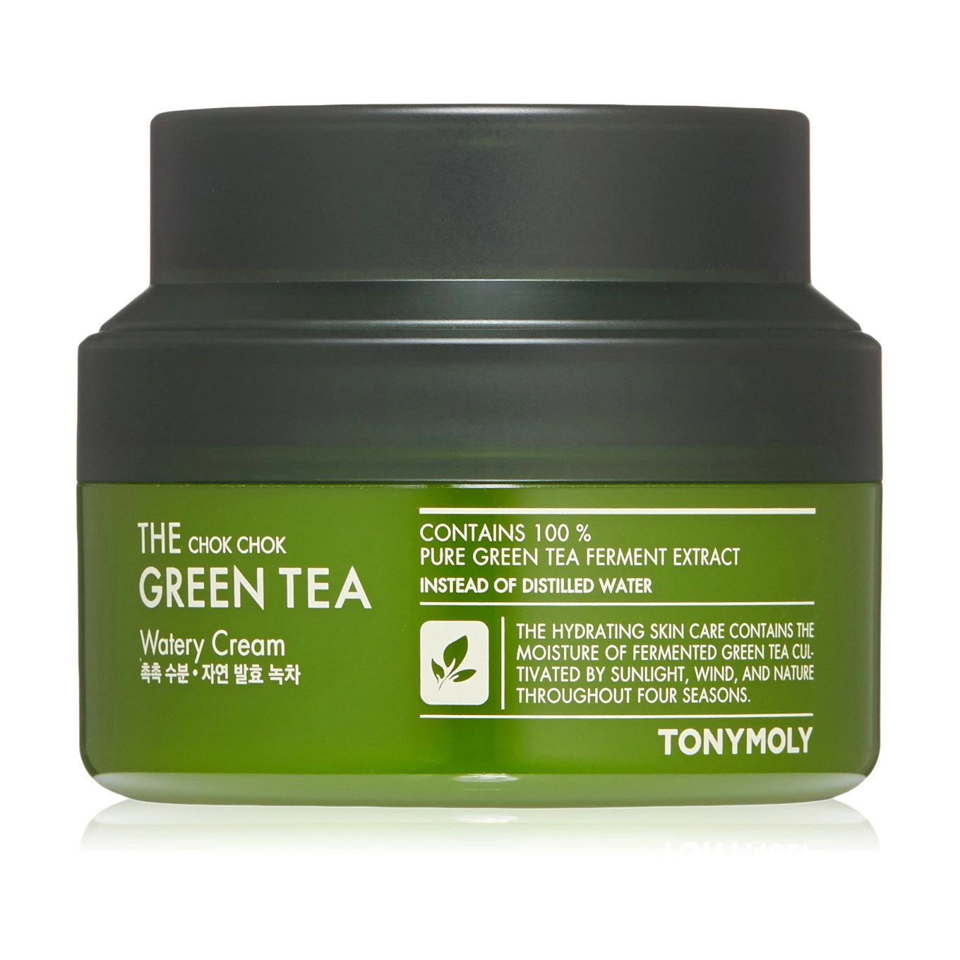 Tony Moly Крем для обличчя з екстрактом зеленого чаю The Chok Chok Green Tea Watery Cream, 60 мл - фото N1