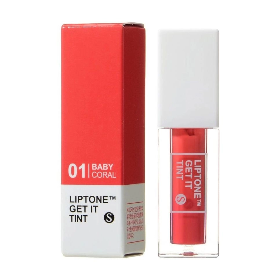 Tony Moly Тінт для губ Liptone Get It Tint S 01 Baby Coral, 3 г - фото N1