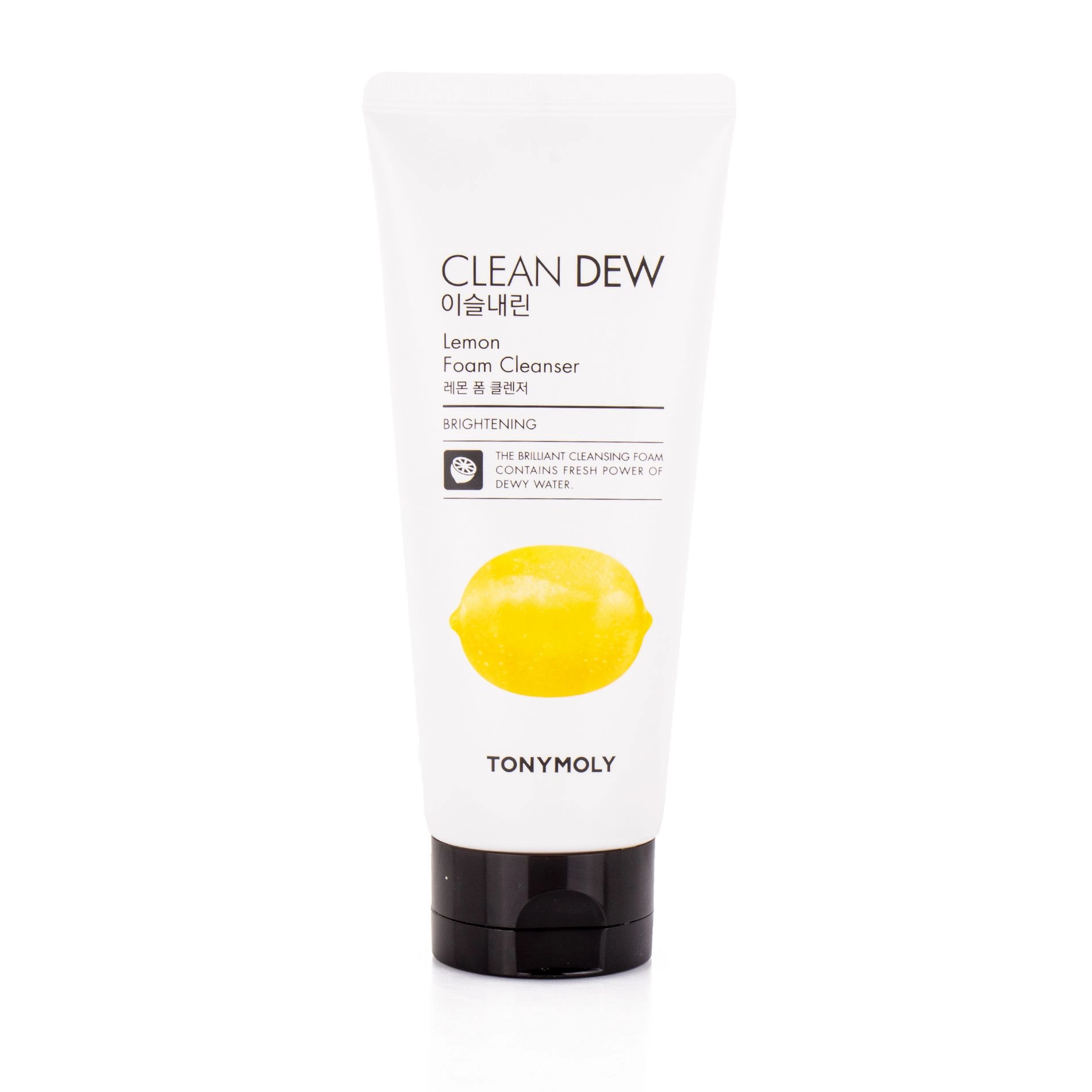 Tony Moly Очищаюча пінка для вмивання Clean Dew Lemon Foam Cleanser з лимоном, 180 мл - фото N1