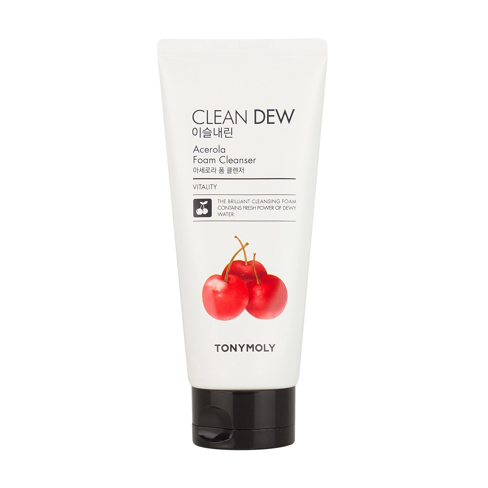 Tony Moly Очищаюча пінка для вмивання Tony Moly Clean Dew Acerola Foam Cleanser Ацерола, 180 мл - фото N1