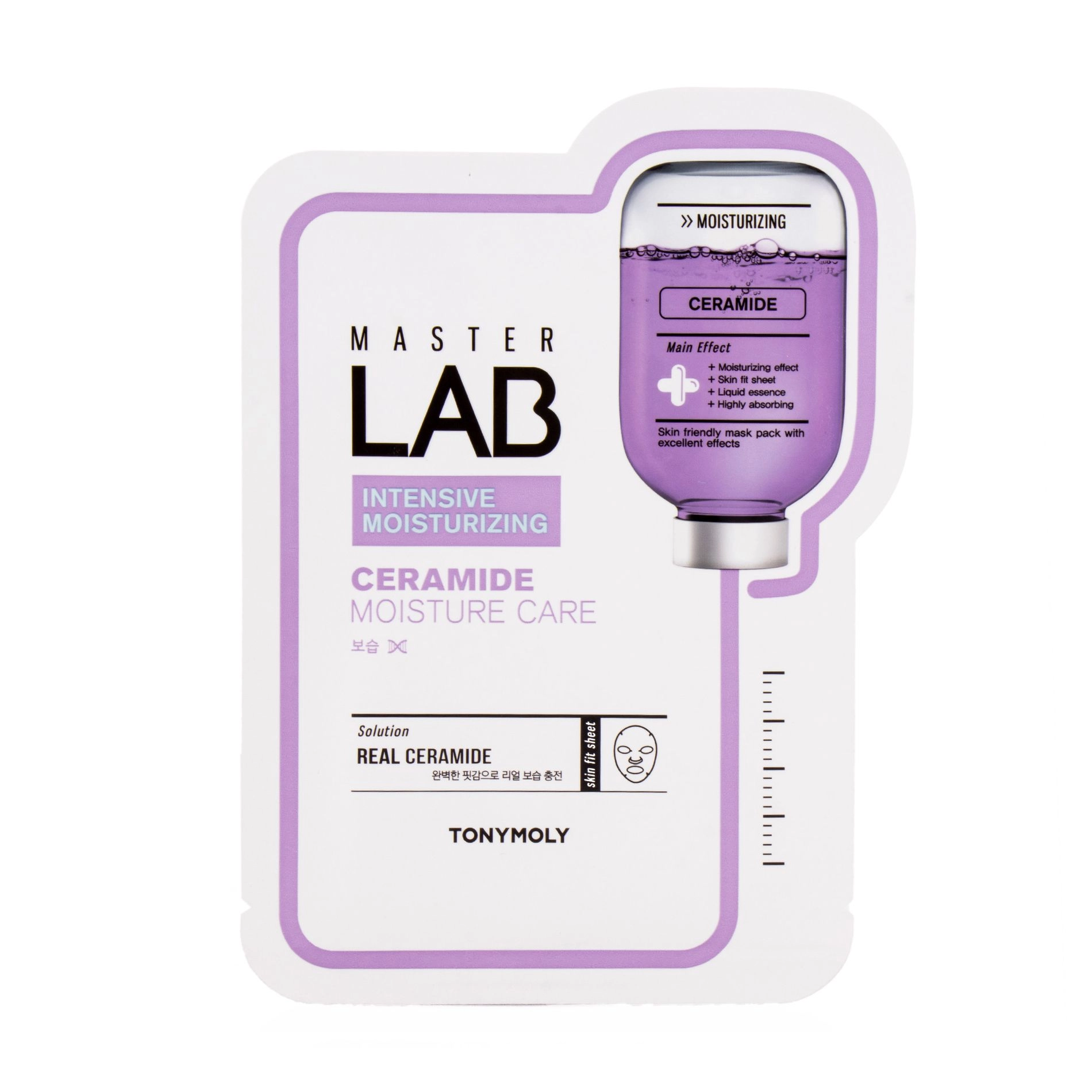 Tony Moly Тканевая маска для лица Master Lab Ceramide Mask с керамидами, 19 г - фото N1