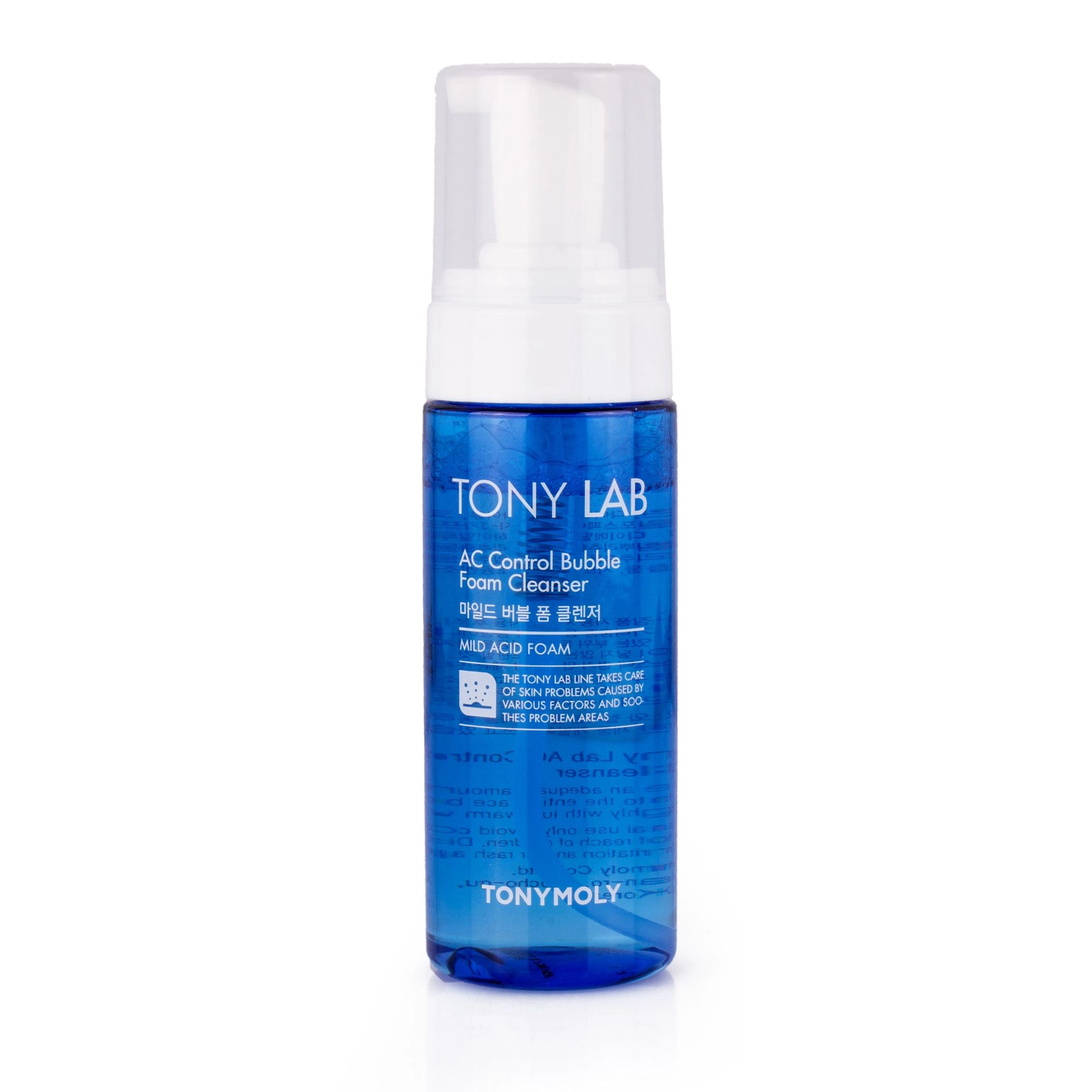 Tony Moly Пенка-мусс для проблемной кожи Tony Lab AC Control Bubble Foam Cleanser, 150 мл - фото N1