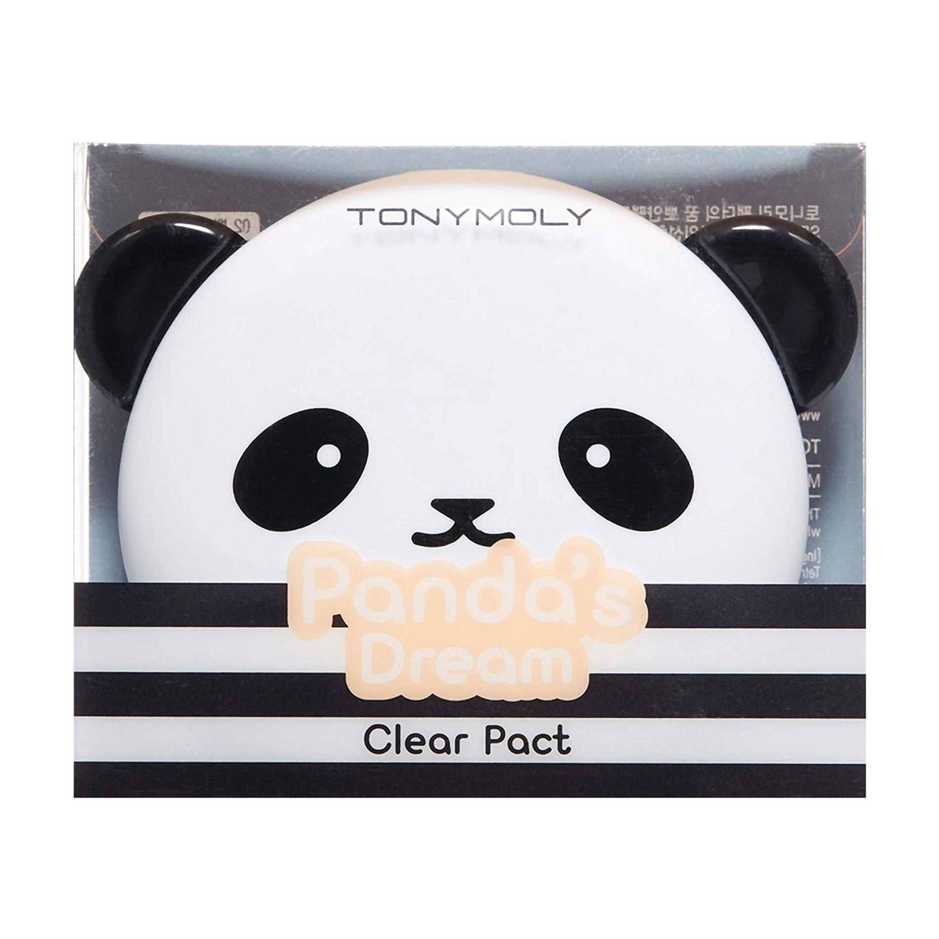 Tony Moly Компактна матувальна пудра для обличчя Panda's Dream Clear Pact 01 Vanilla, 10 г - фото N2