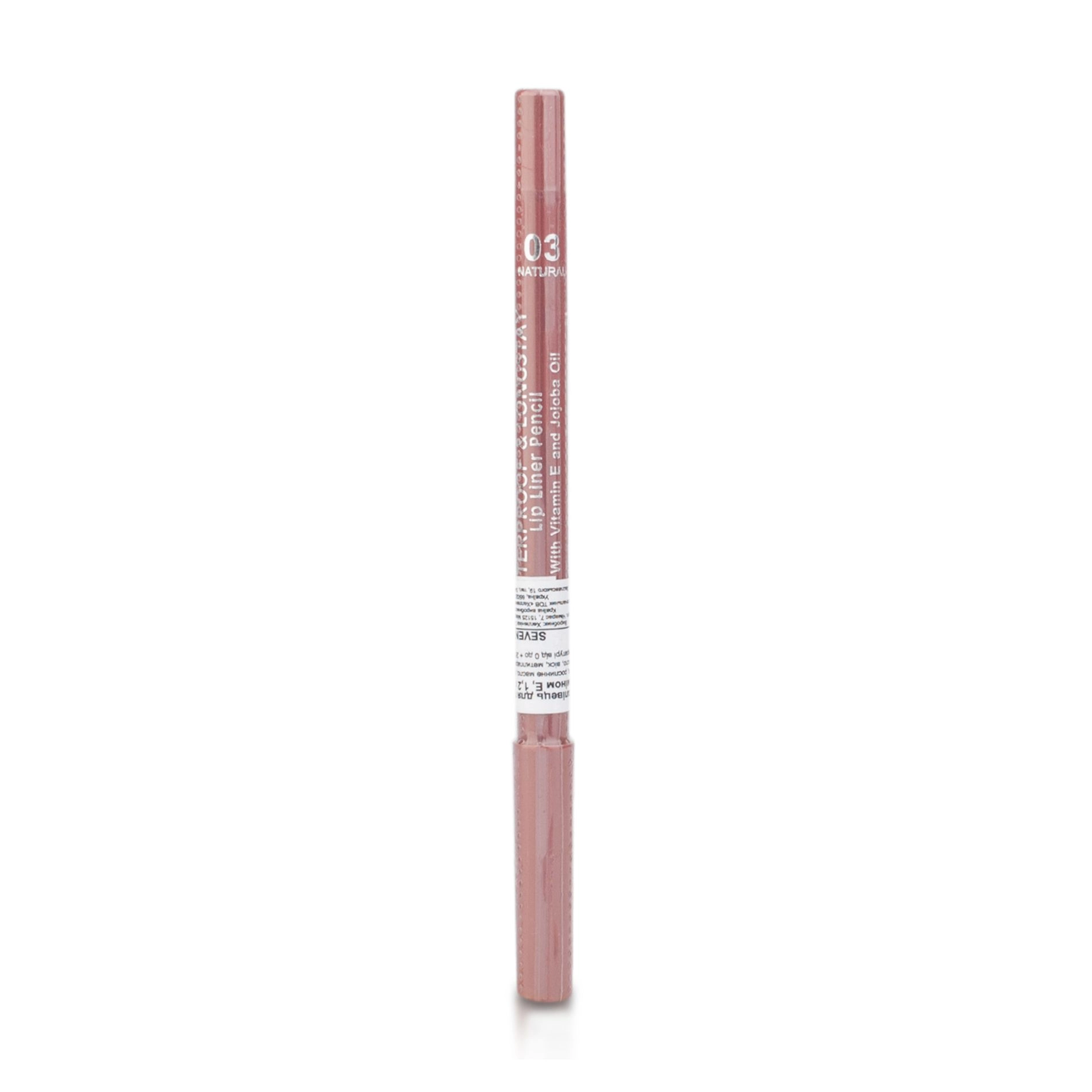 Seventeen Водостойкий карандаш для губ Supersmooth Waterproof Lipliner, 03 Natural, 1.2 г - фото N1