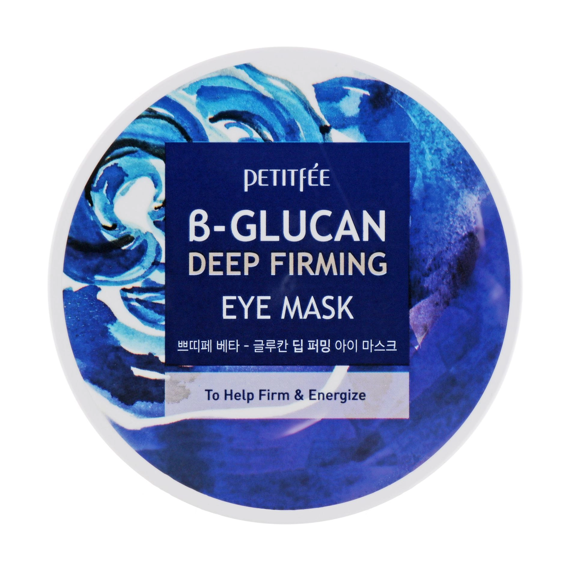 PETITFEE & KOELF Зміцнювальні патчі для шкіри навколо очей B-Glucan Deep Firming Eye Mask з бета-глюканом, 60 шт - фото N1