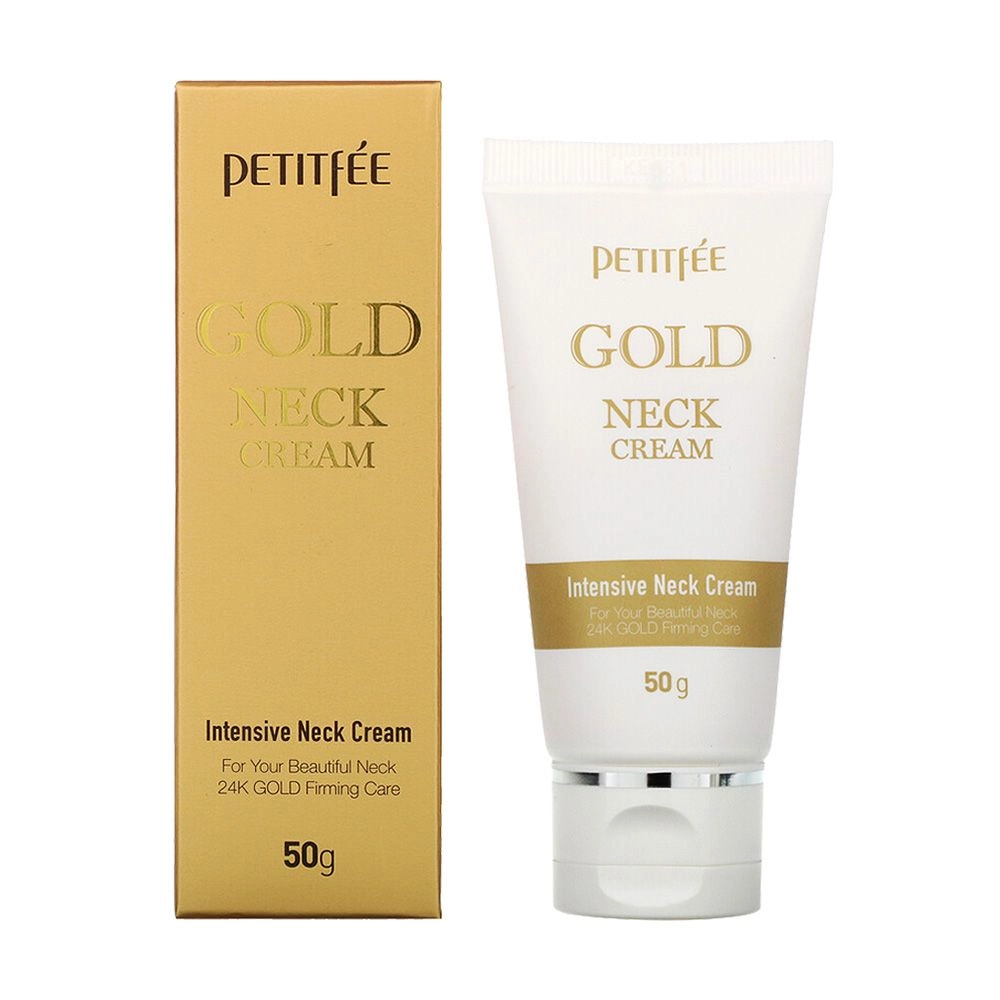 PETITFEE & KOELF Крем для шеи и декольте Gold Neck Cream с золотом, 50 г - фото N1