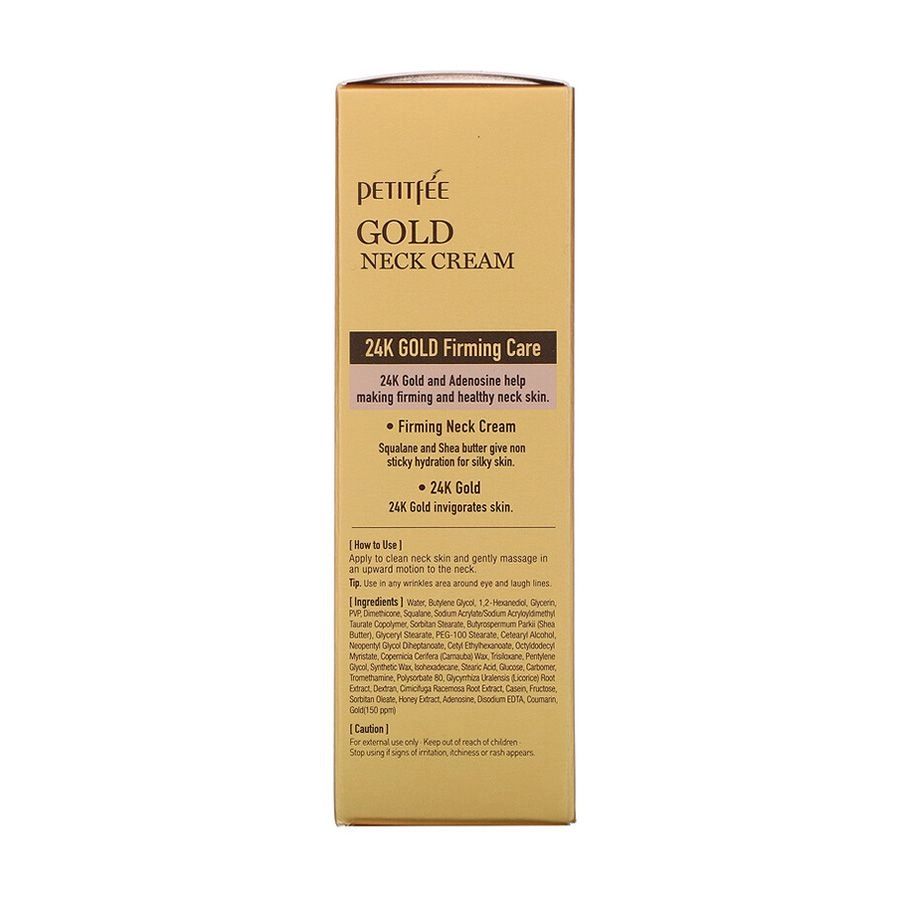 PETITFEE & KOELF Крем для шиї та декольте Gold Neck Cream з золотом, 50 г - фото N2