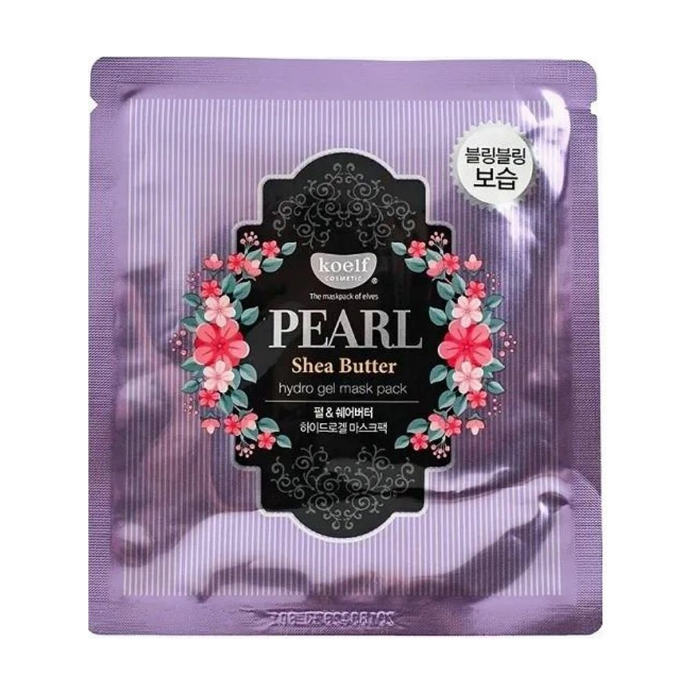 PETITFEE & KOELF Гідрогелева маска для обличчя з перлами Pearl & Shea Butter Mask, 5 шт - фото N2