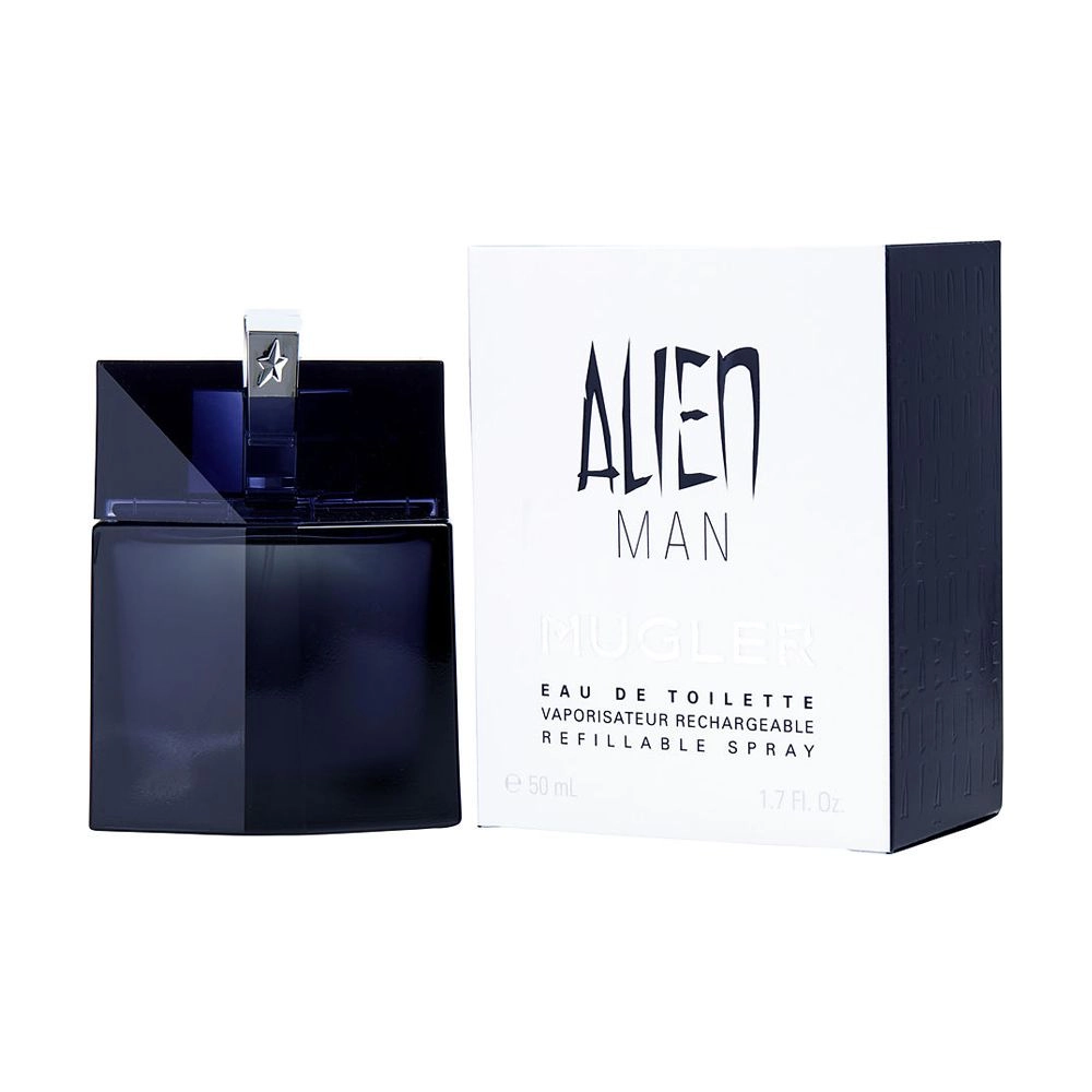 Thierry Mugler Alien Man Refillable Туалетна вода мужская, 50 мл - фото N1