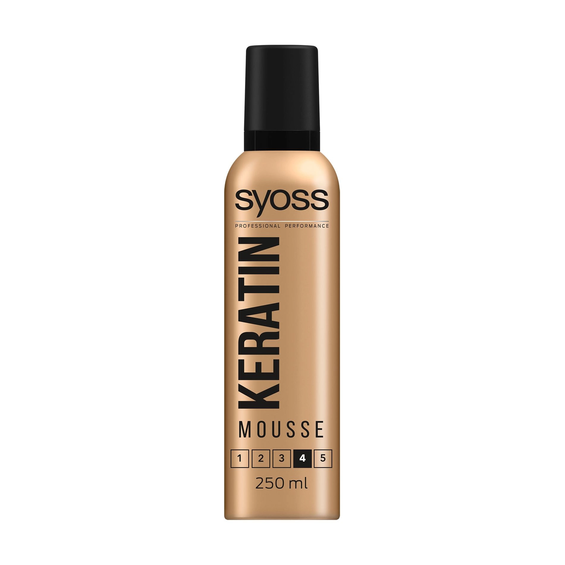 SYOSS Мус для укладання волосся Keratin Mousse фіксація 4 (екстрасильна), 250 мл - фото N1