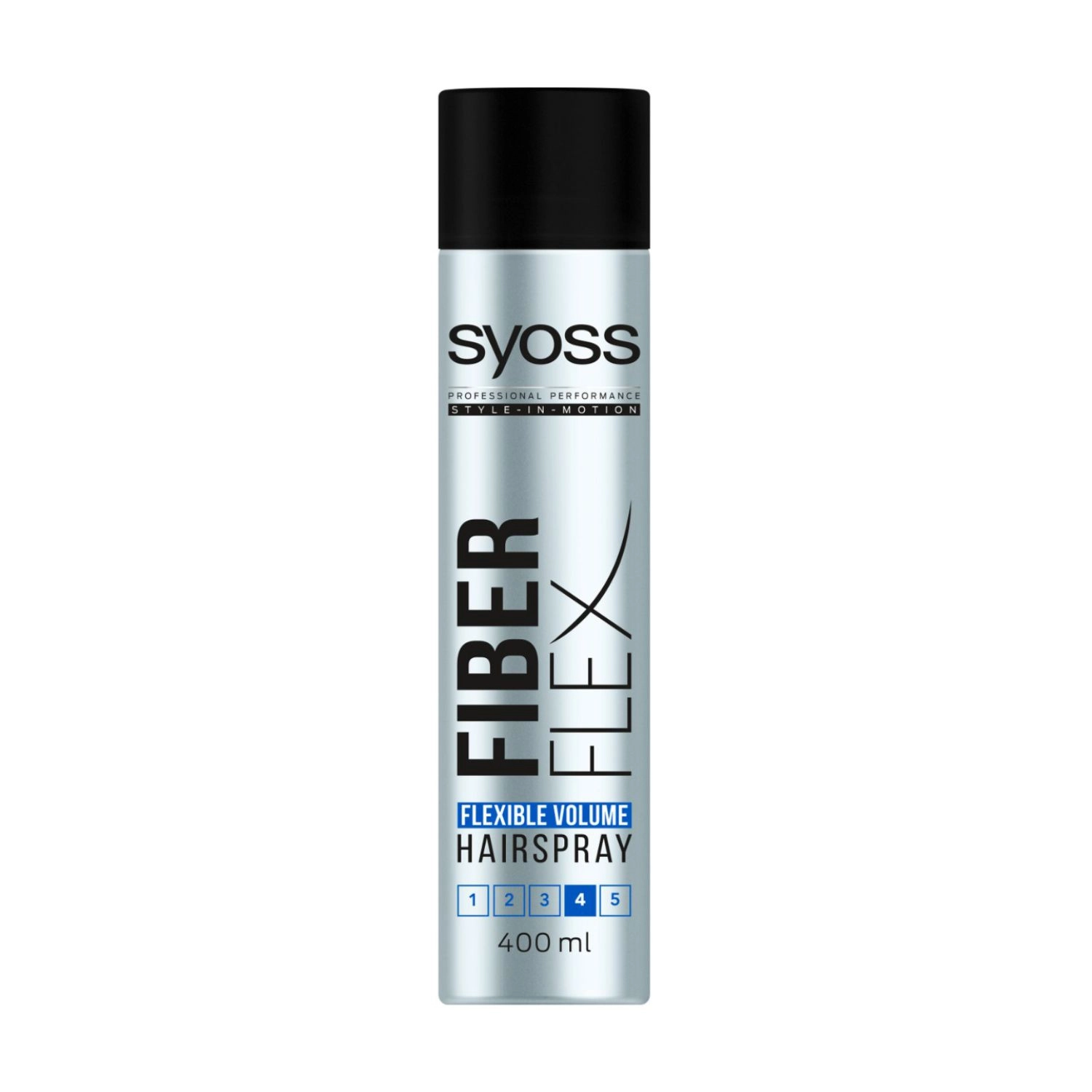 SYOSS Лак для волосся Fiber Flex Flexible Volume Hairspray фіксація 4 (екстрасильна), 400 мл - фото N1