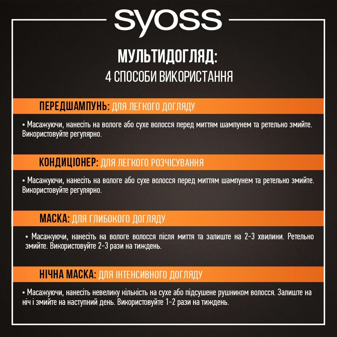 SYOSS Интенсивная маска Moisture Boost, для сухих волос, 500 мл - фото N4