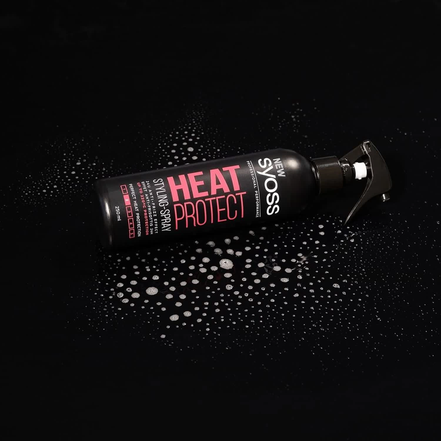 SYOSS Термозахисний спрей для укладання волосся Heat Protect Styling Spray фіксація 2, 250 мл - фото N3