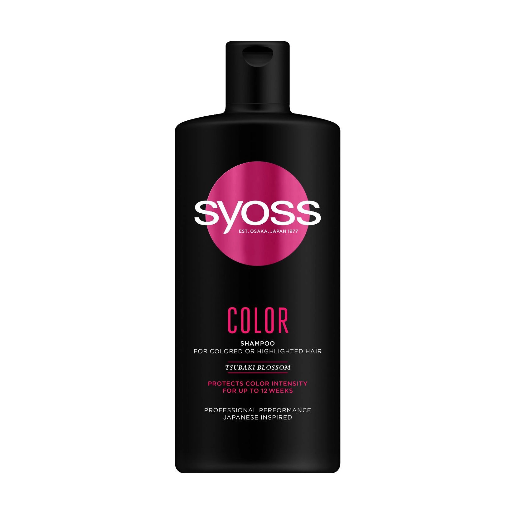 SYOSS Шампунь Color Shampoo для пофарбованого та тонованого волосся, з квіткою камелії, 440 мл - фото N1