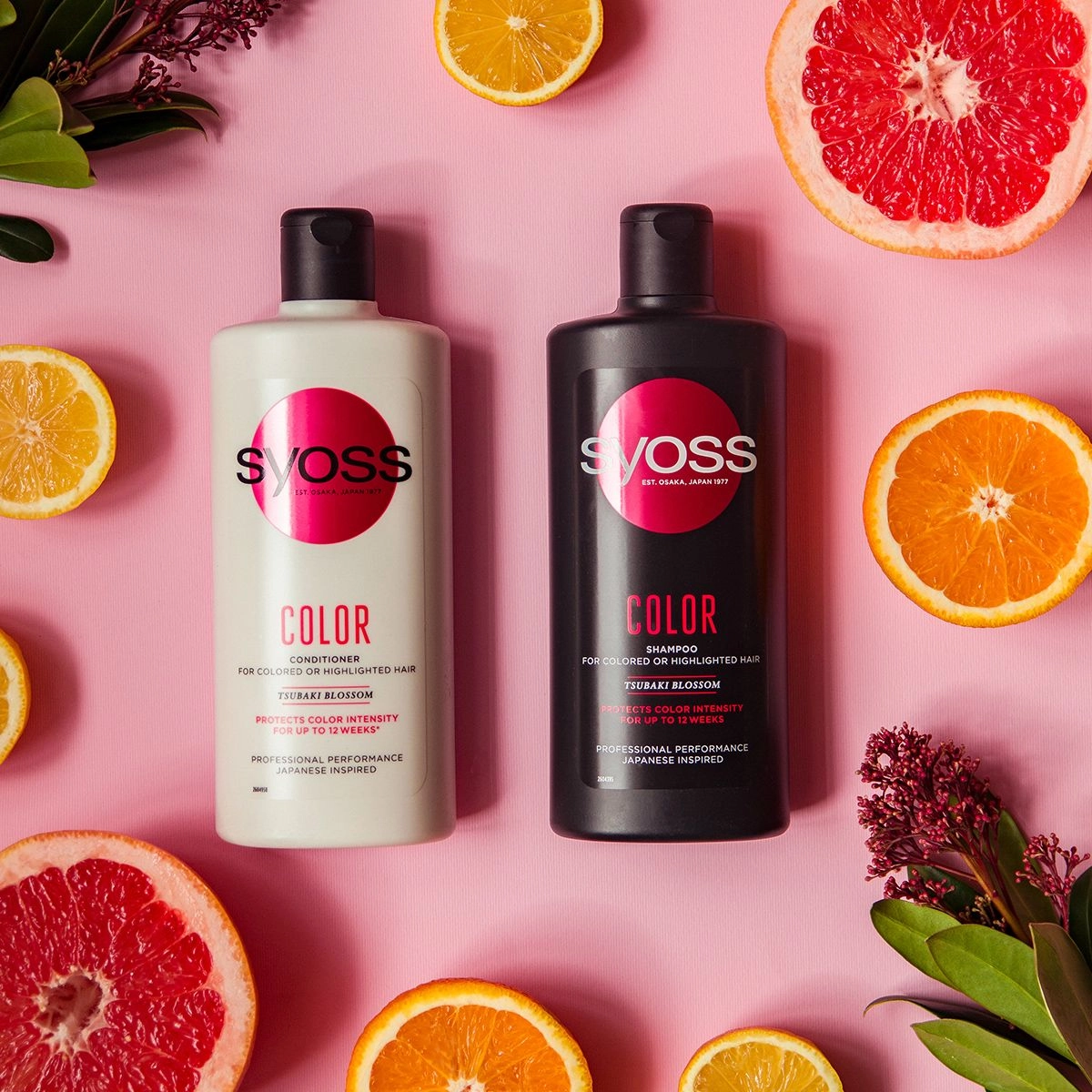 SYOSS Шампунь Color Shampoo для пофарбованого та тонованого волосся, з квіткою камелії, 440 мл - фото N3