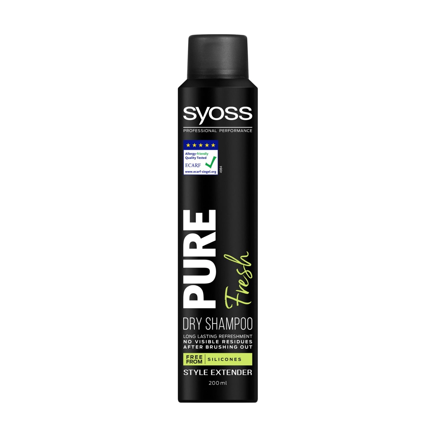 SYOSS Сухой шампунь для волос Pure Fresh Dry Shampoo, 200 мл - фото N1