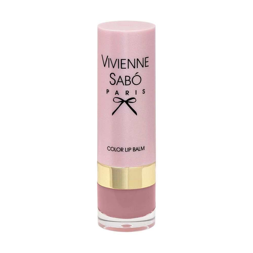 Vivienne Sabo Помада-бальзам для губ Baume A Levres Color Lip Balm 06 Бежево-рожевий, 4 г - фото N2