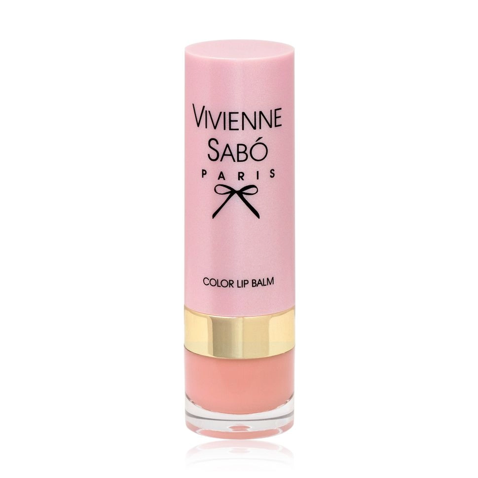 Vivienne Sabo Помада-бальзам для губ Baume A Levres Color Lip Balm 01 Светло-бежевый, 4 г - фото N1