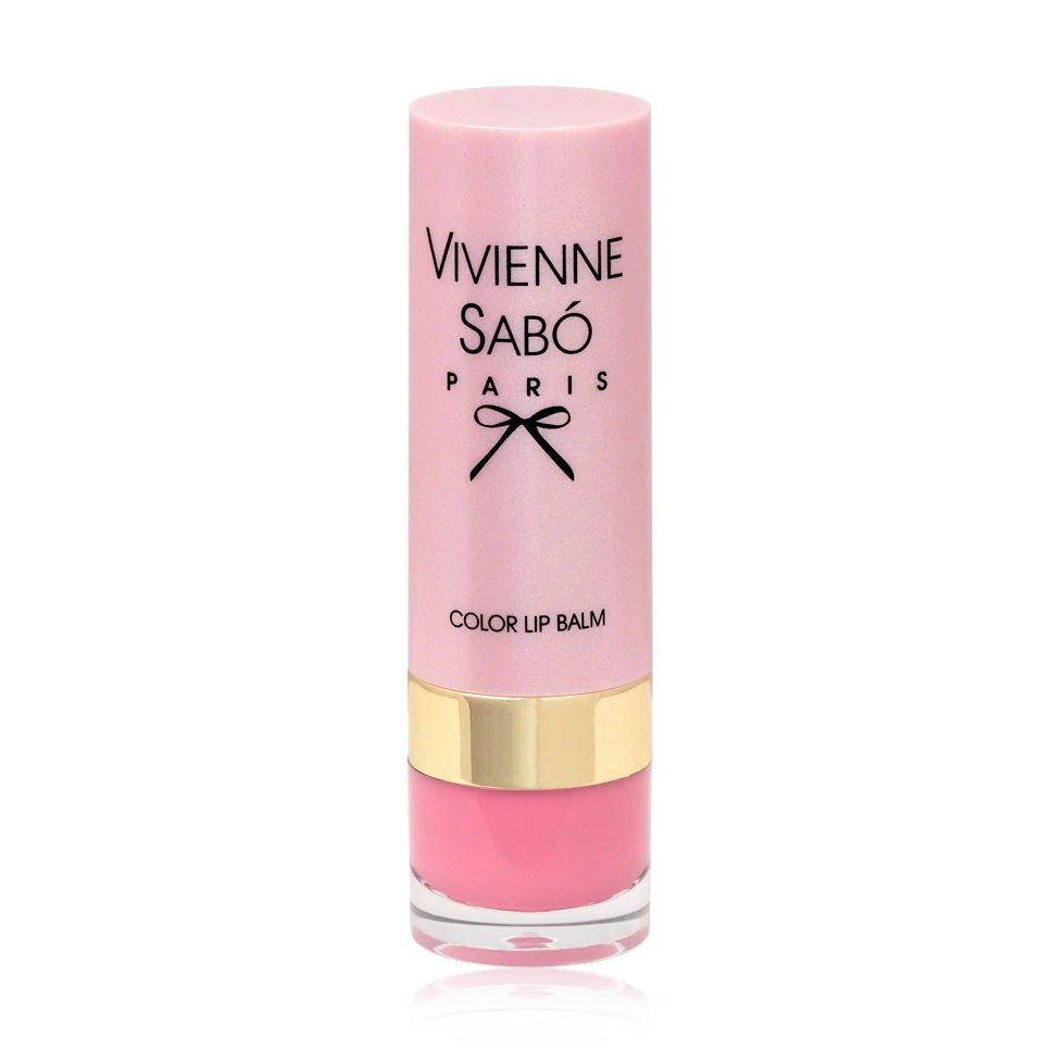 Vivienne Sabo Помада-бальзам для губ Baume A Levres Color Lip Balm 03 Розовый, 4 г - фото N1