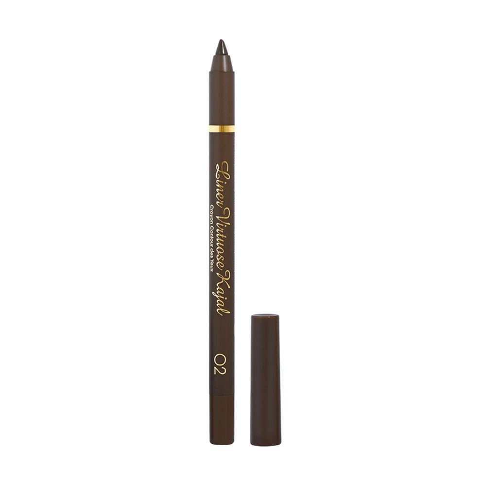 Vivienne Sabo Гелевий олівець для очей Liner Virtuose Kajal 02 Коричневий, стійкий, 1.1 г - фото N1