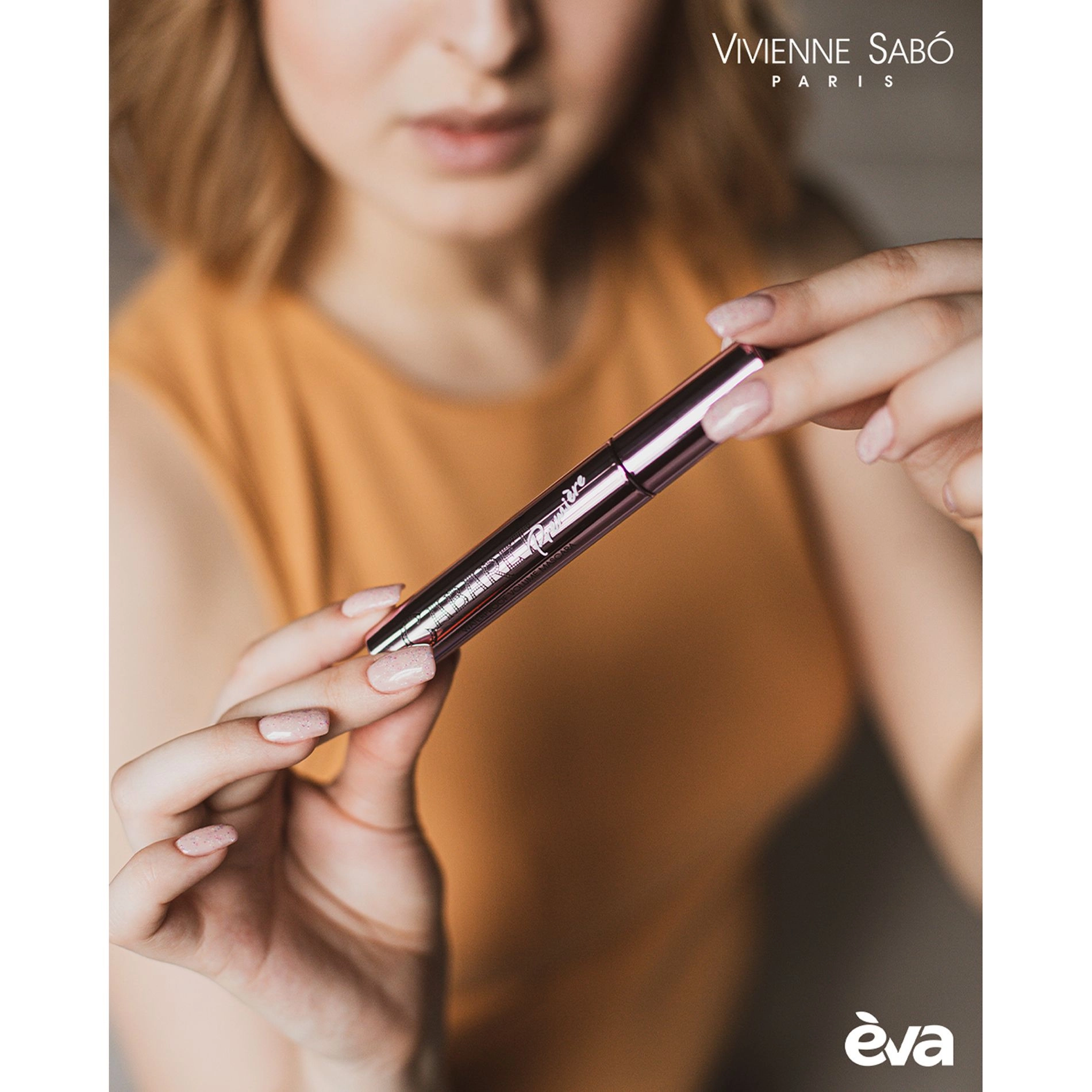 Водостійка туш для вій з ефектом сценічного об'єму - Vivienne Sabo Cabaret Premiere Waterproof Mascara, 01 черная, 9 мл - фото N4