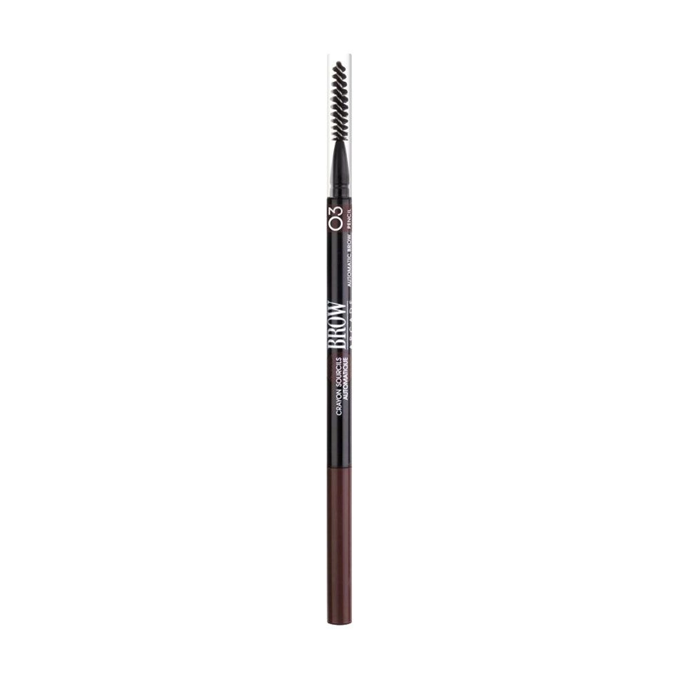 Vivienne Sabo Автоматический карандаш для бровей Brow Arcade 03 Темно-коричневый, с щеточкой, 0.1 г - фото N1