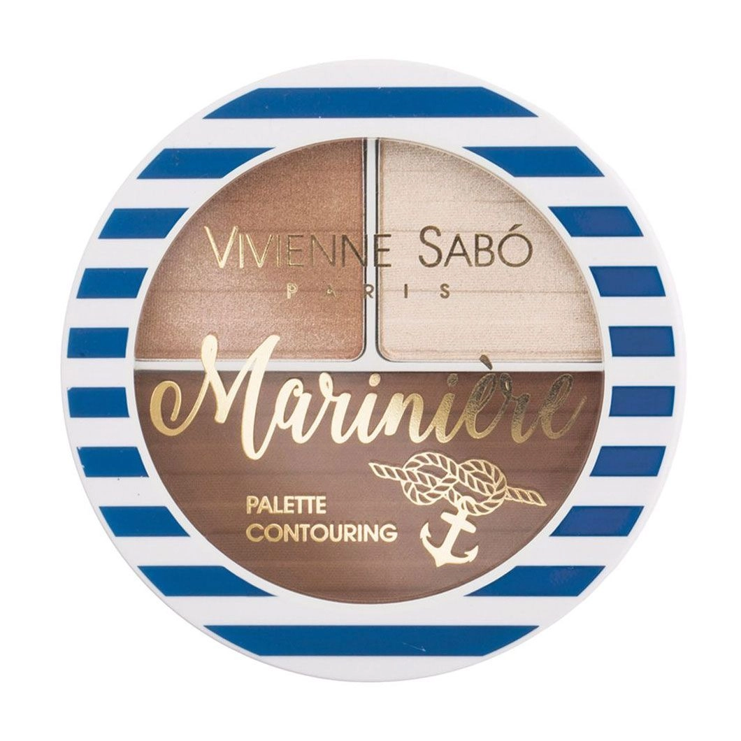 Vivienne Sabo Палетка для скульптурирования лица Mariniеre Palette Contouring 02, 6 г - фото N1