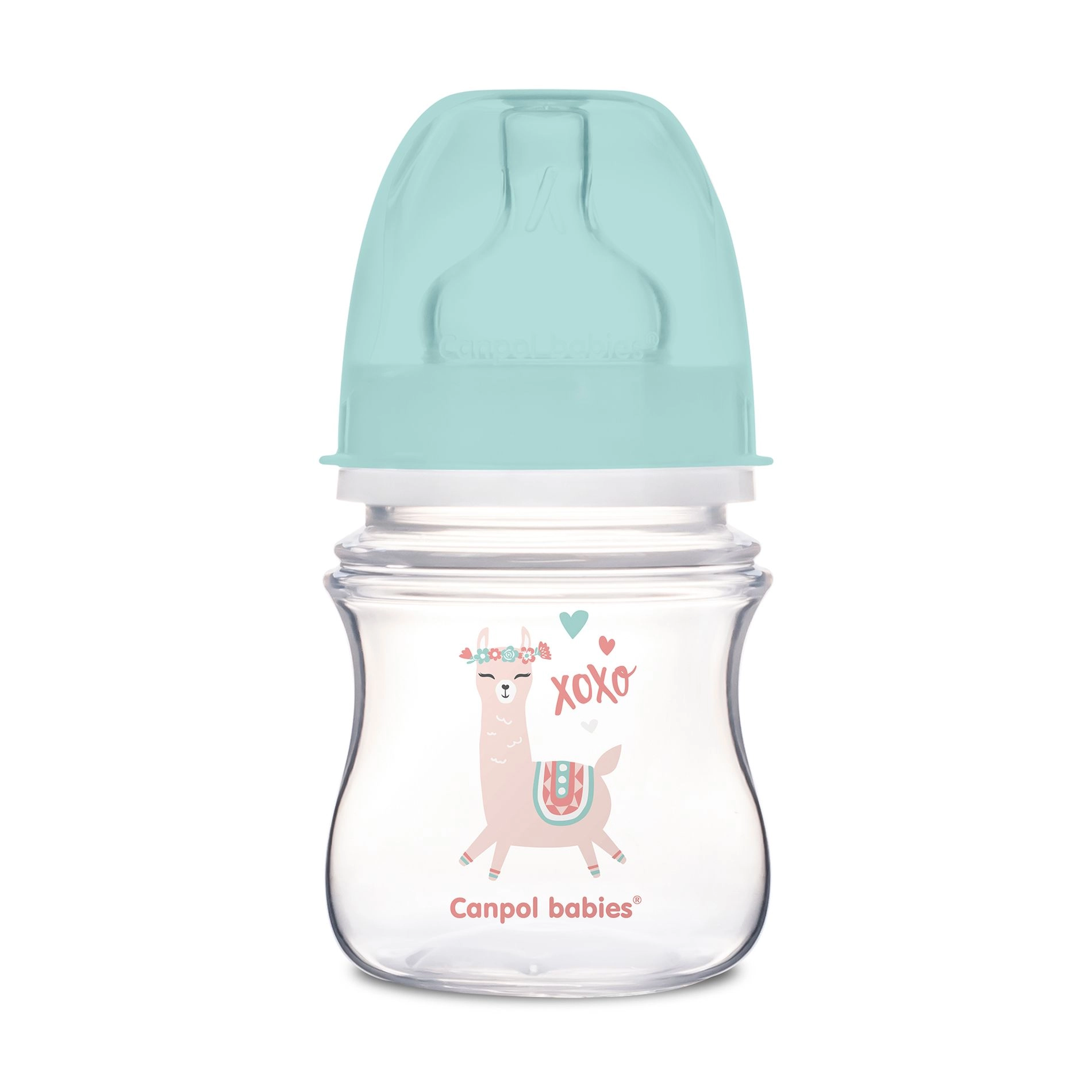Canpol Babies Бутылка EasyStart-Toys с широким горлышком, антиколиковая, зеленый кузнечик, 120 мл - фото N1