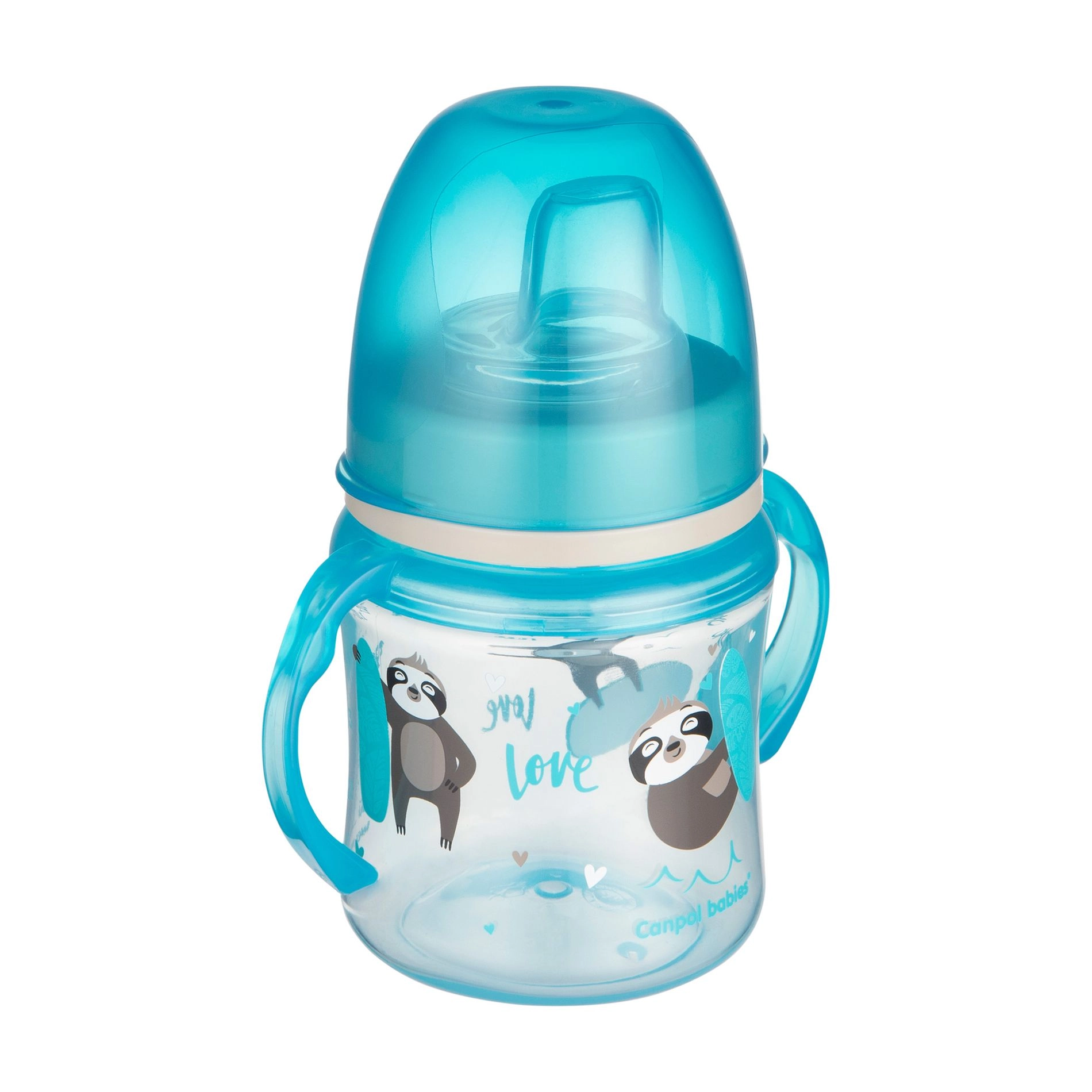 Canpol Babies Кружка тренувальна EasyStart Sweet Fun синя, 120 мл - фото N2